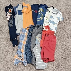 Size 6 month Baby boy spring summer lot